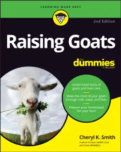 raising goats for dummies book cover image