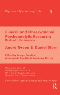 clinical and observational psychoanalytic research book cover image