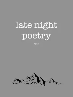 late night poetry book cover image