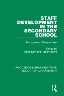 staff development in the secondary school book cover image