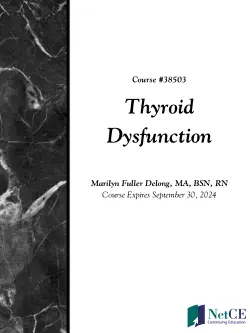 thyroid dysfunction book cover image