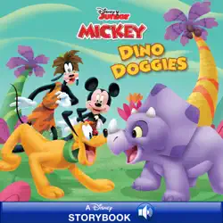 mickey mouse funhouse: dino doggies book cover image