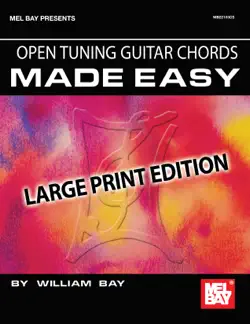 open tuning guitar chords made easy book cover image