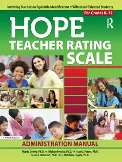hope teacher rating scale book cover image