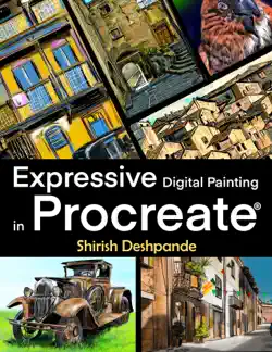 expressive digital painting in procreate imagen de la portada del libro
