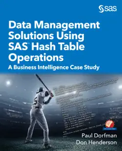 data management solutions using sas hash table operations book cover image