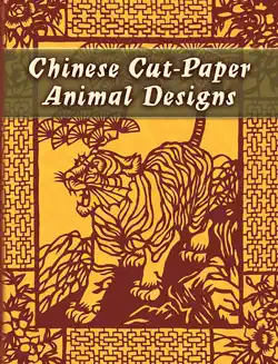chinese cut-paper animal designs book cover image