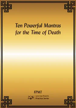 ten powerful mantras for the time of death ebook book cover image
