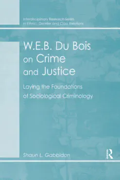 w.e.b. du bois on crime and justice imagen de la portada del libro