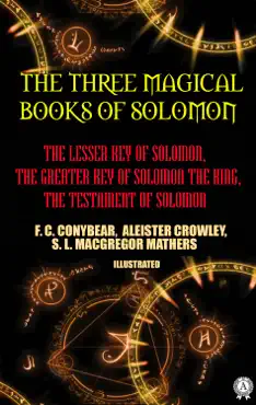 the three magical books of solomon. illustrated book cover image