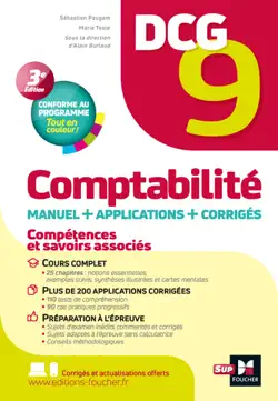 dcg 9 - comptabilité - manuel et applications 12e édition imagen de la portada del libro