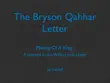 The Bryson Quhhar Letter synopsis, comments
