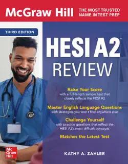 mcgraw hill hesi a2 review, third edition book cover image
