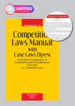 taxmann's competition laws manual with case law digest book cover image