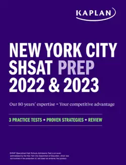 new york city shsat prep 2022 & 2023 book cover image