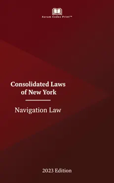 new york navigation law 2023 edition book cover image