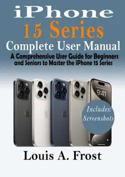 iphone 15 series complete user manual book cover image