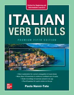 italian verb drills, premium fifth edition book cover image