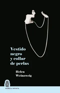 vestido negro y collar de perlas imagen de la portada del libro