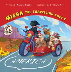 misha the travelling puppy america book cover image