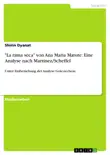 "La rama seca" von Ana Maria Matute: Eine Analyse nach Martinez/Scheffel sinopsis y comentarios