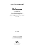 Six Sonates non difficiles pour le violoncelle sinopsis y comentarios