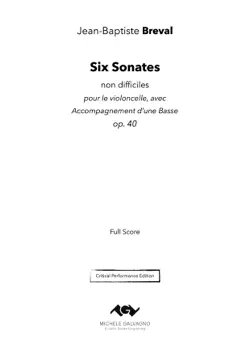 six sonates non difficiles pour le violoncelle imagen de la portada del libro