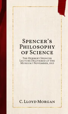 spencer’s philosophy of science imagen de la portada del libro