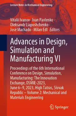 advances in design, simulation and manufacturing vi book cover image