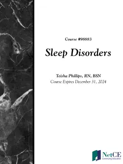 sleep disorders book cover image