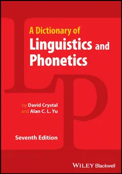 a dictionary of linguistics and phonetics book cover image
