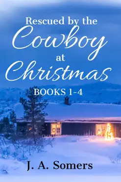 rescued by the cowboy at christmas collection books 1-4 book cover image