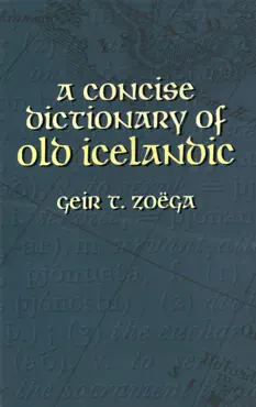 a concise dictionary of old icelandic book cover image