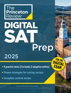 princeton review digital sat prep, 2025 book cover image