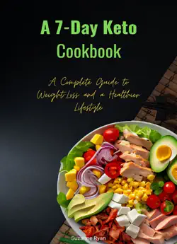 a 7-day keto cookbook book cover image