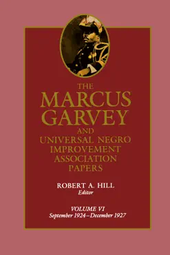 the marcus garvey and universal negro improvement association papers, vol. vi book cover image
