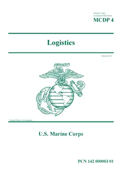 marine corps doctrinal publication mcdp 4 logistics march 2023 book cover image
