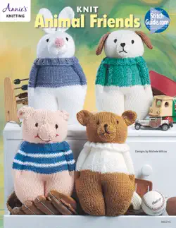 knit animal friends book cover image