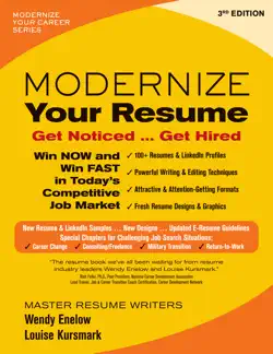 modernize your resume 3rd edition book cover image