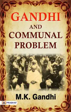 gandhi and communal problem book cover image