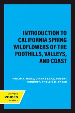 introduction to california spring wildflowers of the foothills, valleys, and coast book cover image