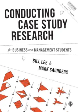 conducting case study research for business and management students book cover image