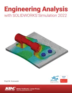 engineering analysis with solidworks simulation 2022 book cover image