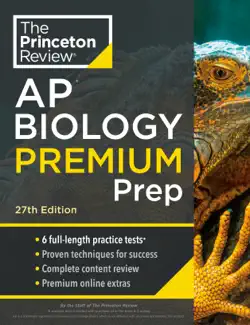 princeton review ap biology premium prep, 27th edition book cover image