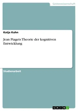 jean piagets theorie der kognitiven entwicklung book cover image