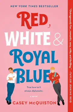 red, white & royal blue book cover image