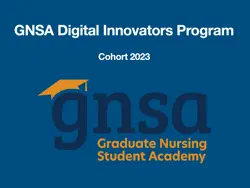 the american association of colleges of nursing graduate nursing student academy digital innovators program showcase book cover image