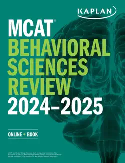mcat behavioral sciences review 2024-2025 book cover image
