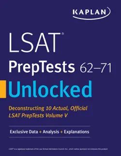 kaplan companion to lsat preptests 62-71 book cover image