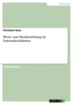 werte- und moralerziehung im nationalsozialismus imagen de la portada del libro